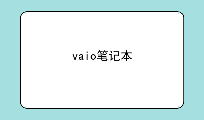 vaio笔记本