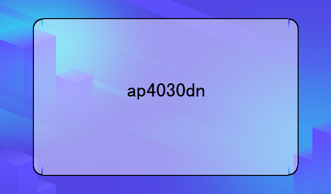 ap4030dn