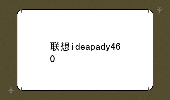 联想ideapady460