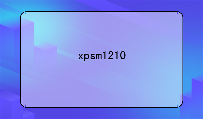 xpsm1210