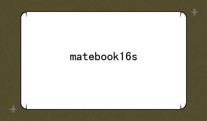 matebook16s